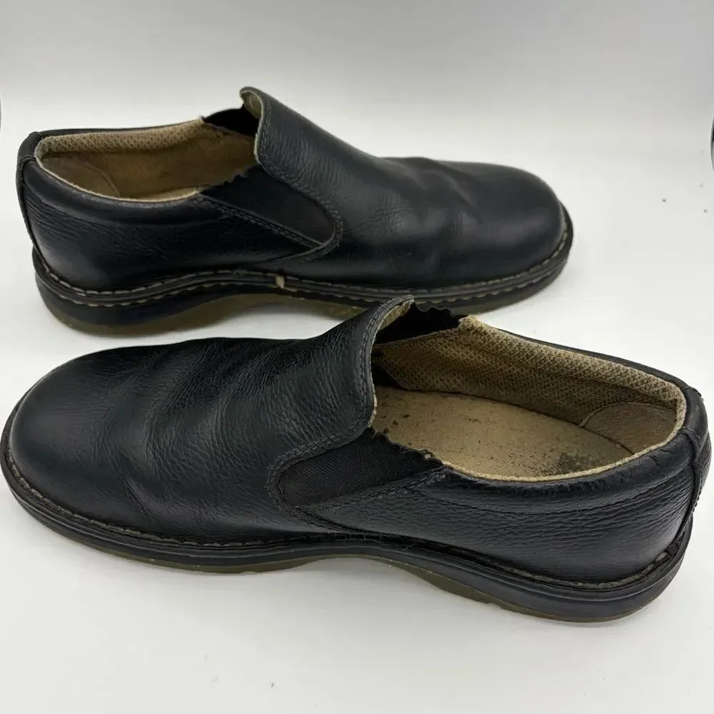 Dr Martens men’s Bryce leather black slip on loafer size 11 Y2K casual